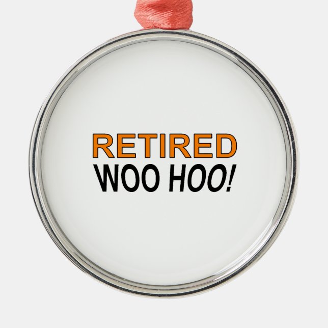 Retired Woo Hoo Metal Tree Decoration (Front)