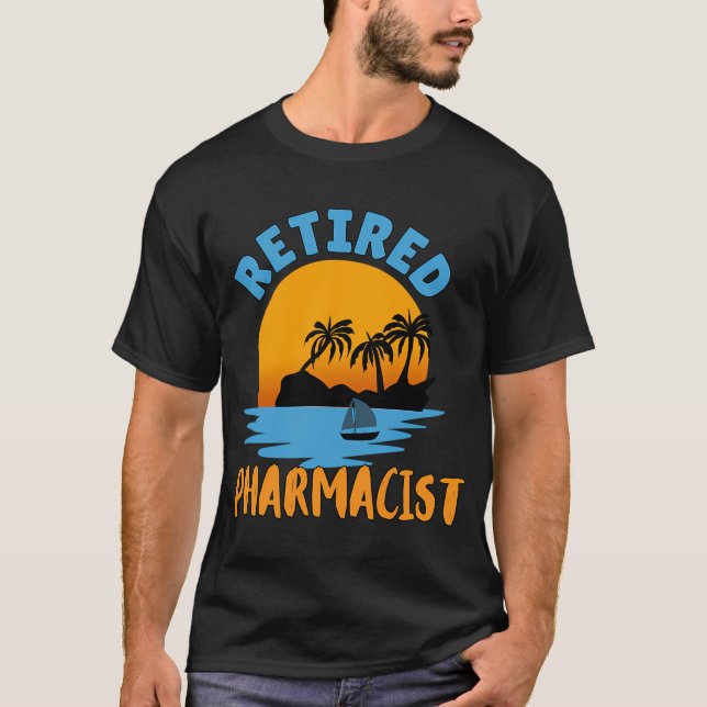 Retired Writer Going Fishing T-Shirt (Front)