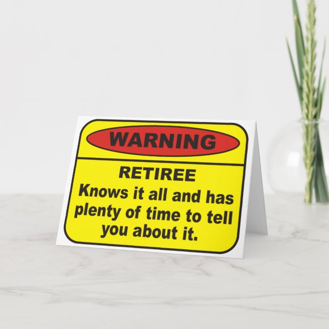 Retiree Card (Front)