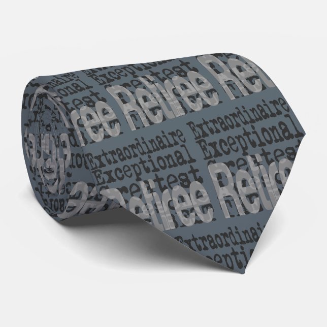 Retiree Extraordinaire Tie (Rolled)