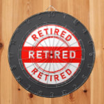 Retiree Fun! Retirement gift Dartboard<br><div class="desc">A gift that gives Hours of enjoyment during the new phase in life!</div>