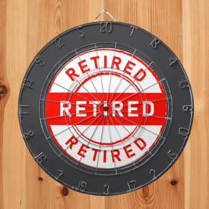 Retiree Fun! Retirement gift Dartboard