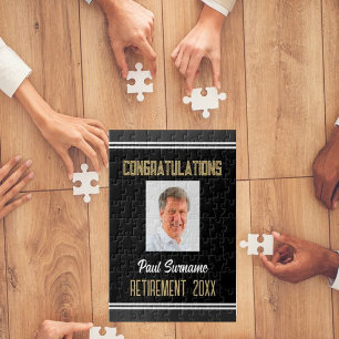 Retiree Gift! Photo Retirement Puzzle