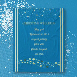 Retiree gift! Unique Retirement blanket