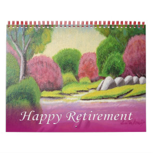 Retirement 2016 Calendar Cherry Green Garden Art