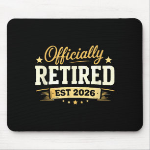 Retirement 2026 Funny Not Problem Anymore for Men Mouse Mat