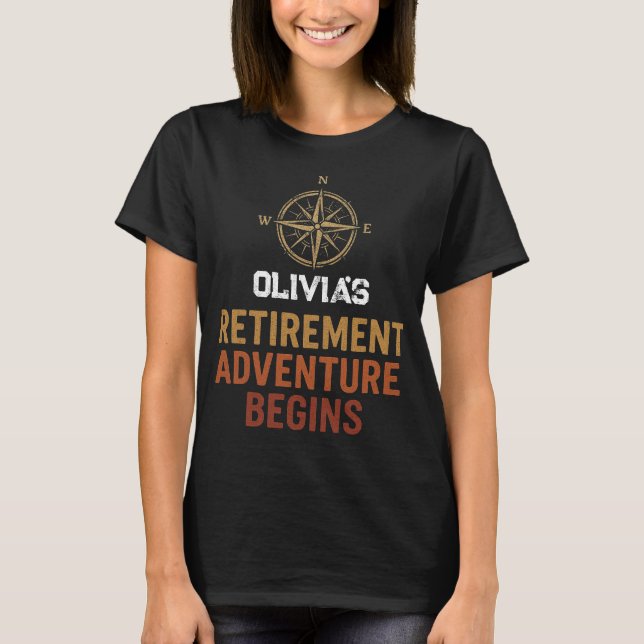 Retirement adventure begins, retired T-Shirt (Front)