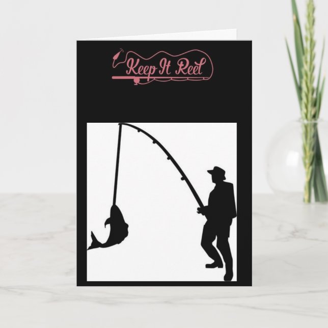 **RETIREMENT AND FISHING*** WHAT A BLAST!!!! CARD (Front)