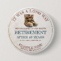 Retirement announcement with old spurs