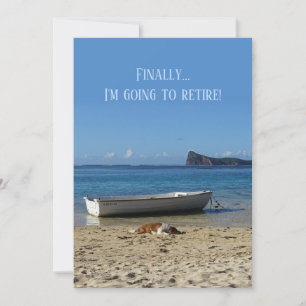 Retirement Announcement (your text front & back)