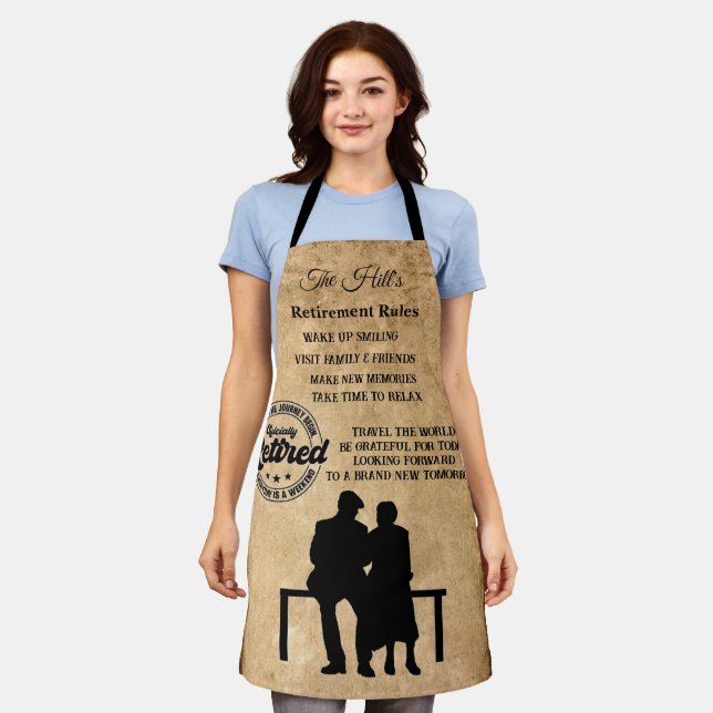Retirement  apron (Worn)