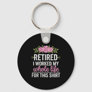 Retirement Art For Women Grandma Mum Retiree Retir Key Ring
