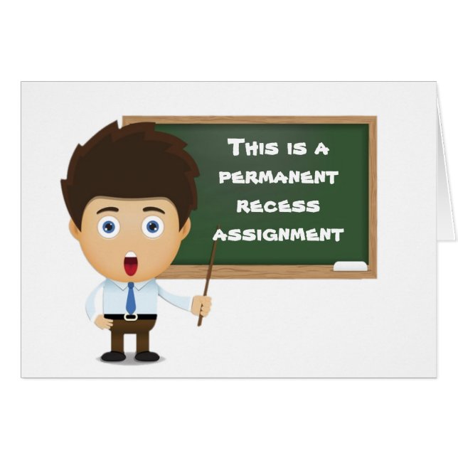 ***RETIREMENT ASSIGNMENT*** FOR A GREAT TEACHER (Front Horizontal)