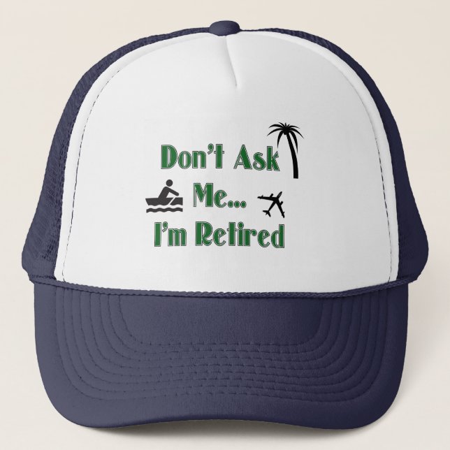 RETIREMENT Baseball Cap (Front)