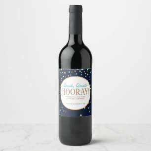 Retirement boss wine label