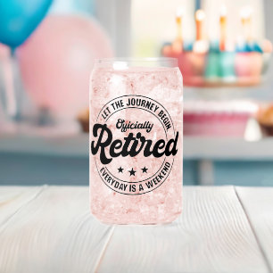 Retirement Can Glass