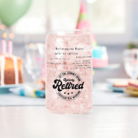 Retirement Can Glass