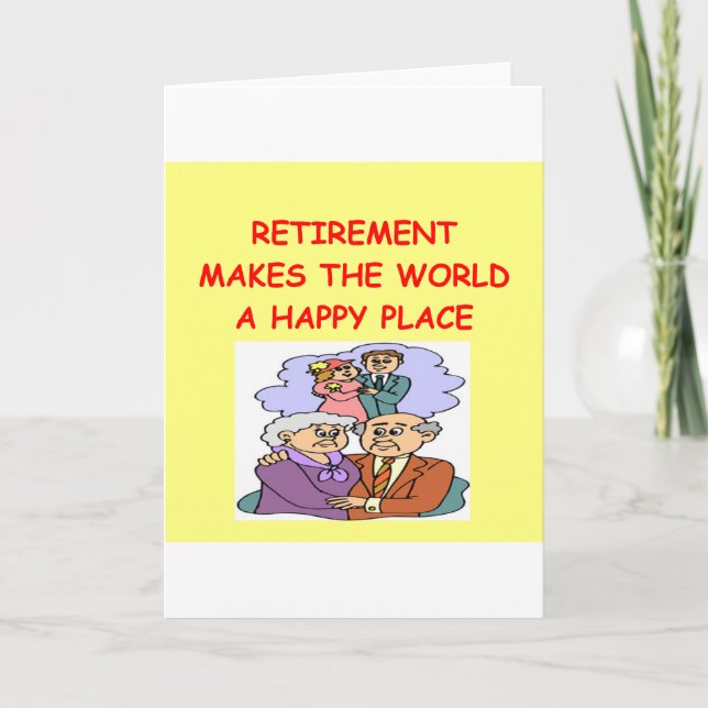 retirement card (Front)