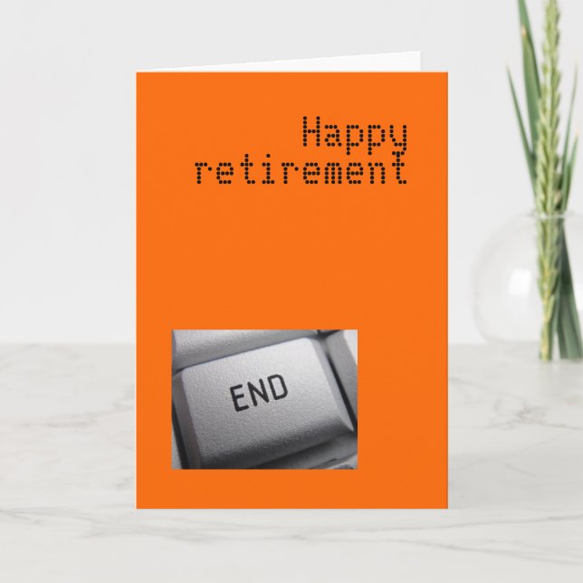 Retirement card (Front)