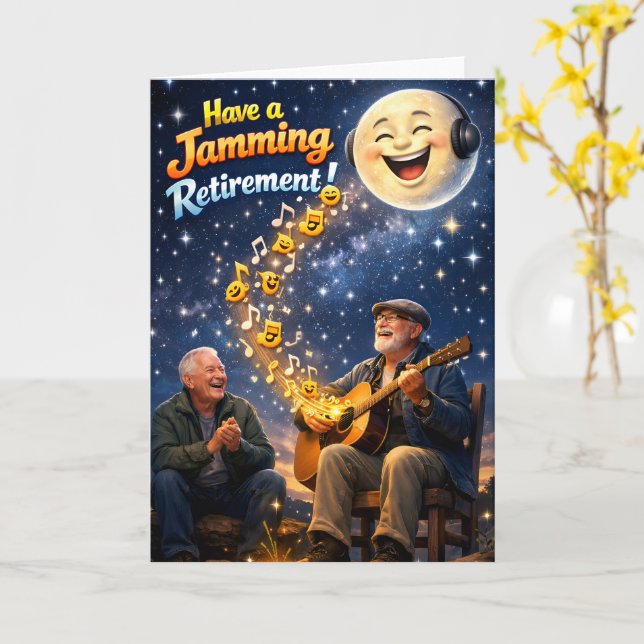 Retirement card description wish someone the absol (Yellow Flower)