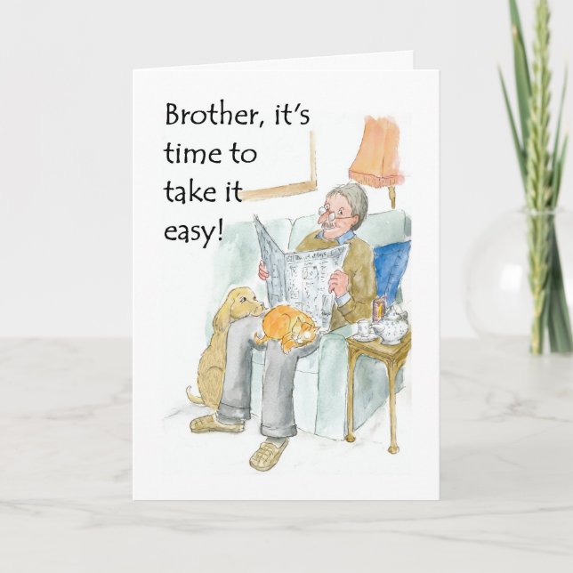 Retirement Card for a Brother (Front)