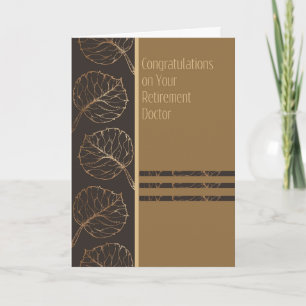 Retirement Card for a Doctor
