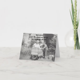 Retirement card funny 
