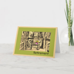 Retirement Card with Rocking Chair