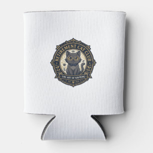 Retirement Cat Cat Dad Gift Idea - Retirement Cat  Can Cooler