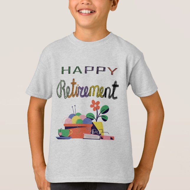 Retirement Celebration Design T-Shirt (Front)