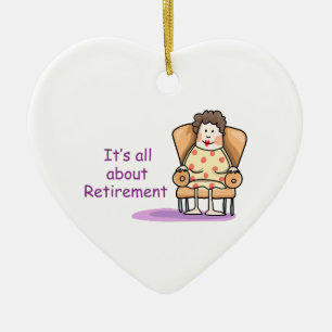 Retirement Ceramic Tree Decoration