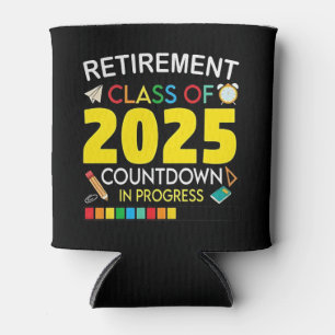 Retirement Class of 2025 Countdown in Process Can Cooler