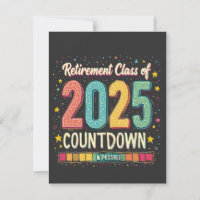 Retirement Class of 2025 in Process Graduation 