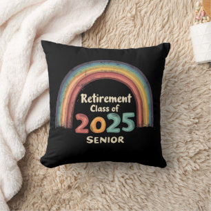 Retirement Class of 2025 Senior Milestone Moment Cushion