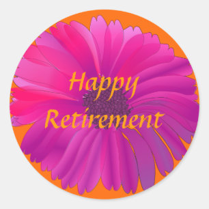 Retirement: Colourful Retirement Sticker