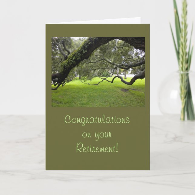 Retirement Congratulations Card (Front)