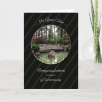 Retirement Congratulations Card / Bridge