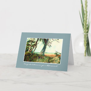Retirement Congratulations Card - Norfolk Beach