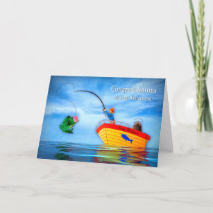 Retirement Plan Fishing Gift Funny Card