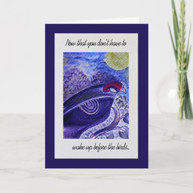 Retirement Congratulations Note Card (Front)