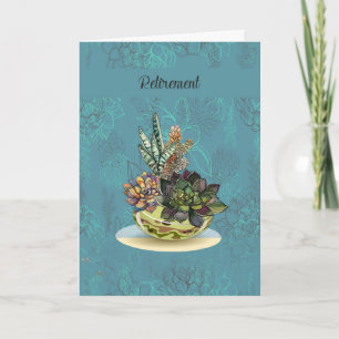 Retirement Congratulations with Flowers Card