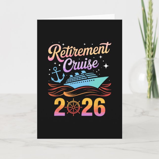 Retirement Cruise 2026  Card (Front)