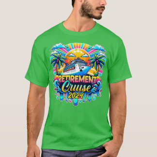 Retirement Cruise emblem cruisin cruise Gift For M T-Shirt