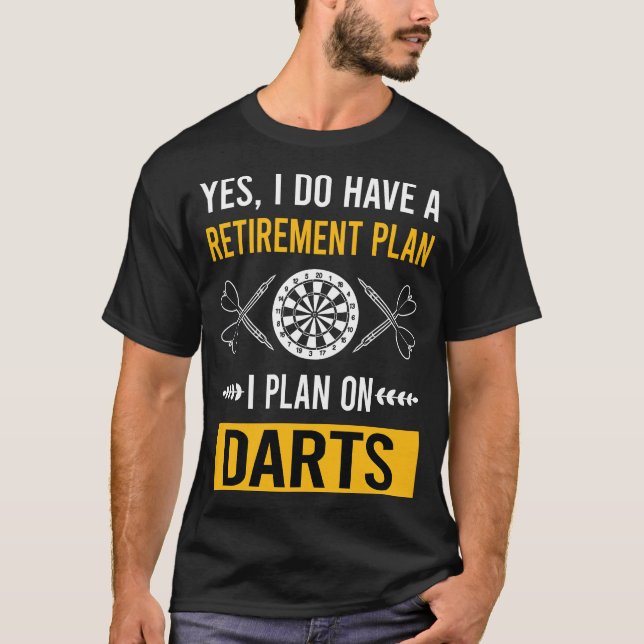 Retirement Darts T-Shirt (Front)