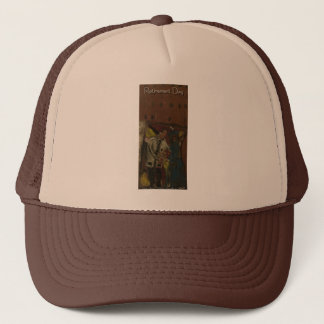 retirement day trucker hat