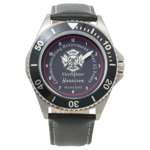 Retirement Firefighters Keepsake Commemorative Wat Watch