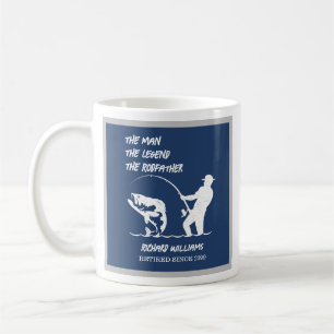 Retirement Fishing the Rodfather Big Fish Coffee Mug