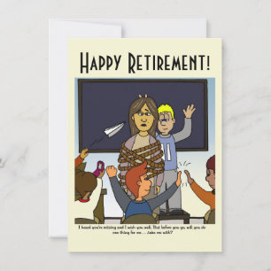 Retirement Flatcard Card