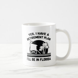 Retirement Florida Coffee Mug