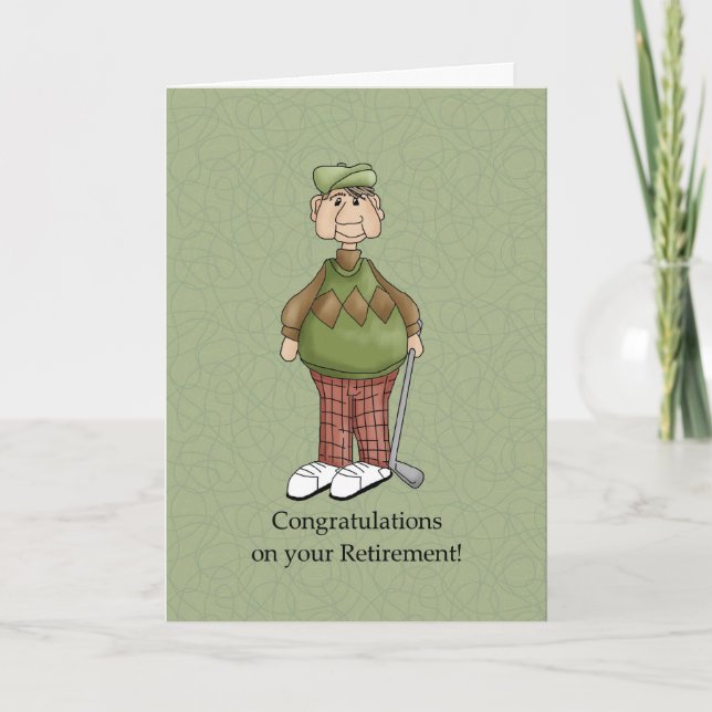 Retirement for Husband - Humour Card (Front)
